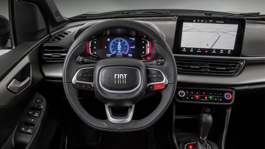 Interior de la FIAT Pulse