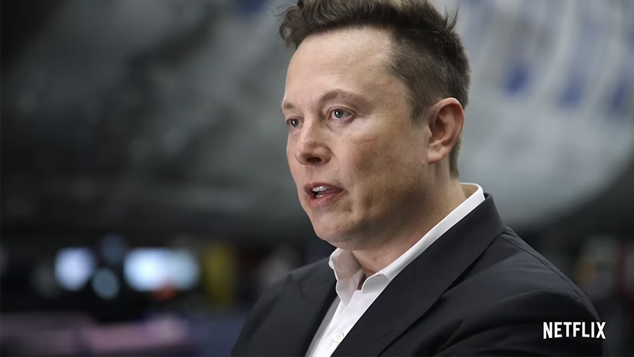 Elon Musk en programa de Netflix