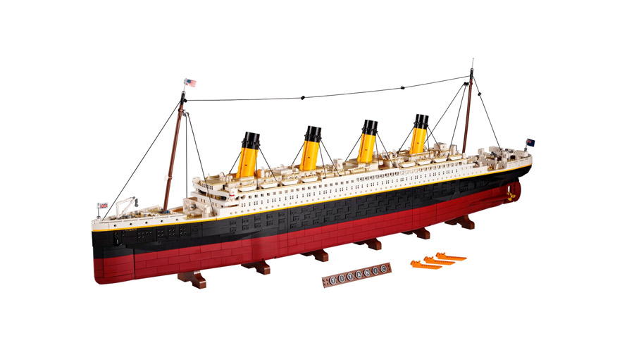 El LEGO Titanic encabeza la lista de los mejores barcos de LEGO
