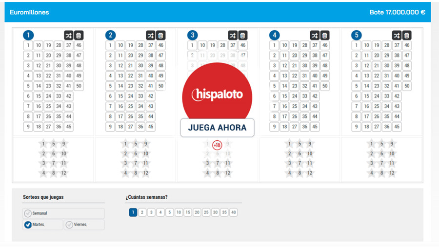 Euromillones plataforma