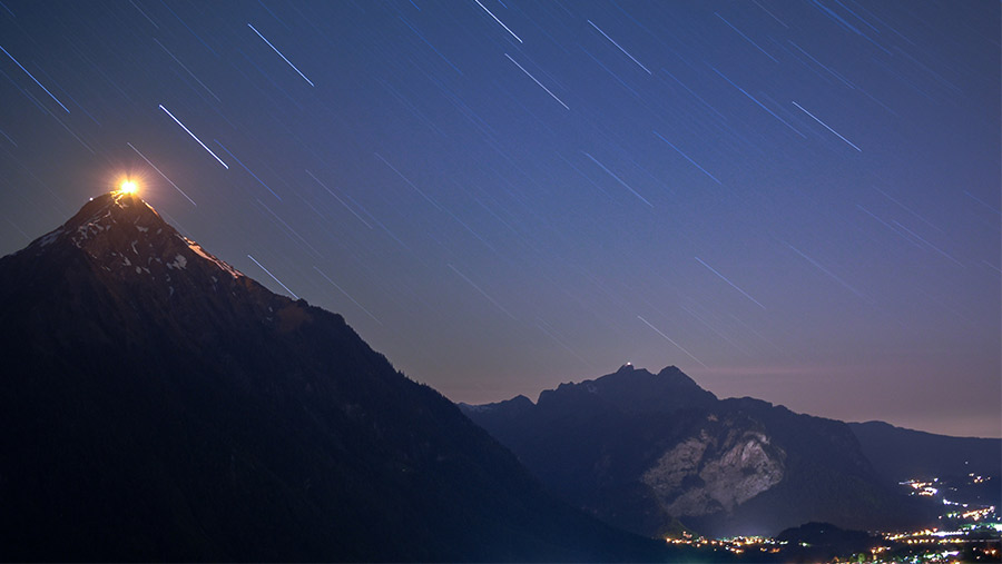 Lluvia de meteoritos