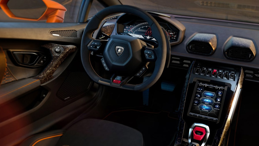 Lamborghini interior