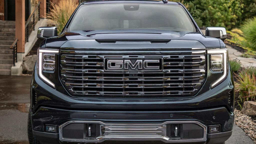 Exterior de pick-up de GMC