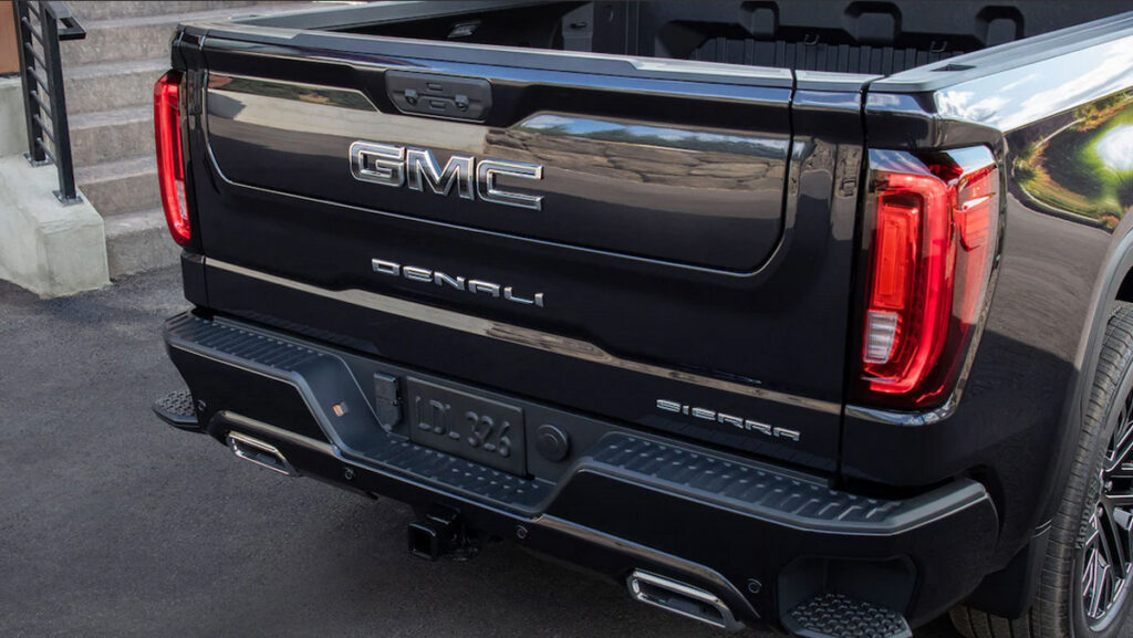 Exterior de pick-up de GMC