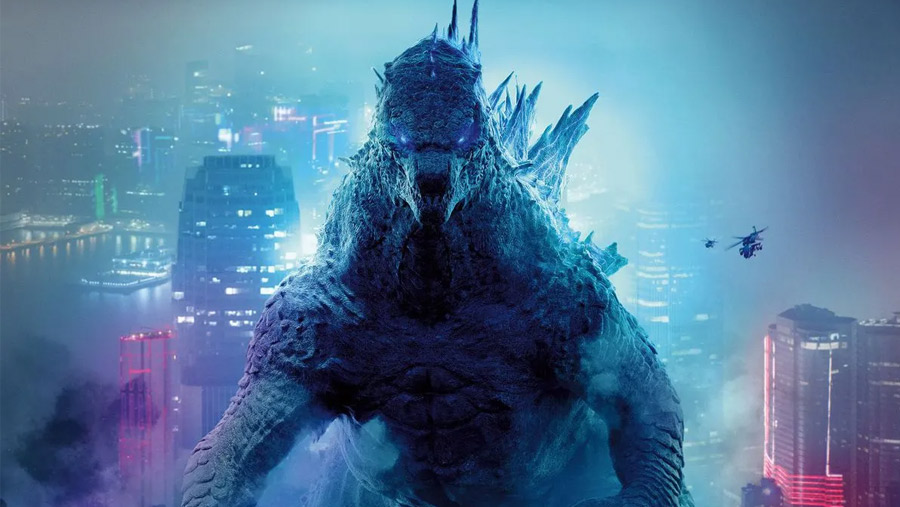 Escena de Godzilla