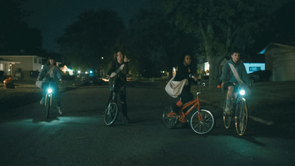 Niñas en bicicleta de serie de Prime Video