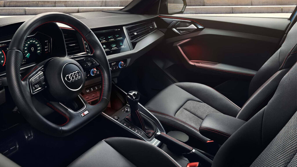 Interior de vehículo de Audi