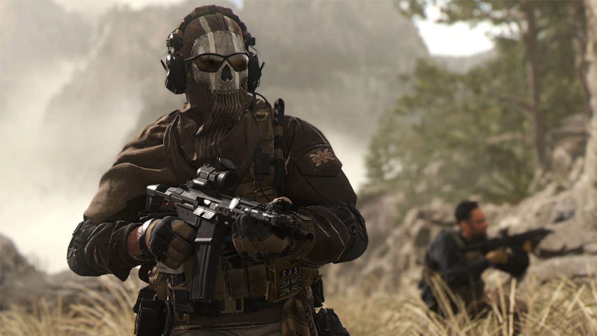 Hombre armado de Call of Duty Modern Warfare II