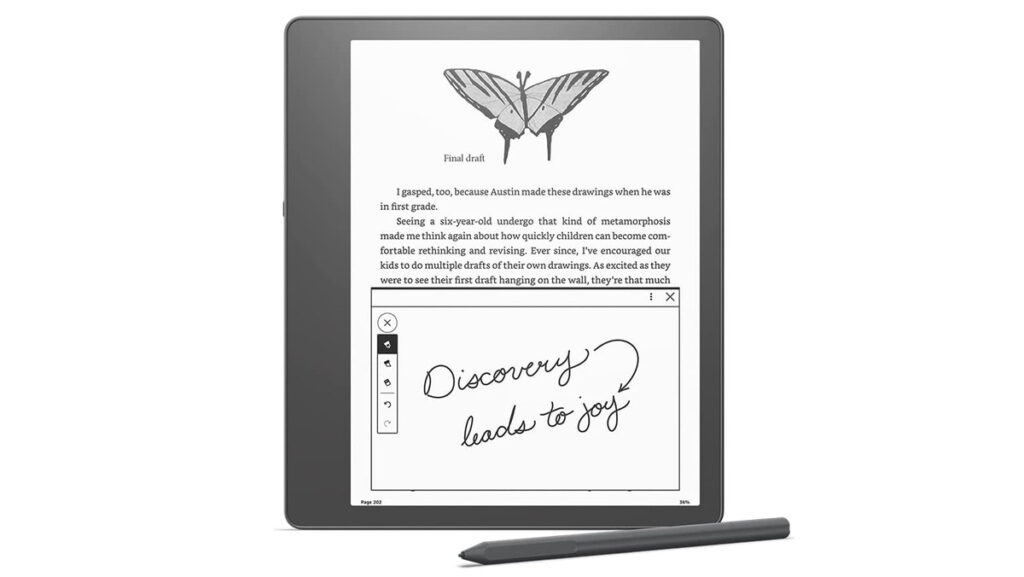 Diseño del Amazon Kindle Scribe