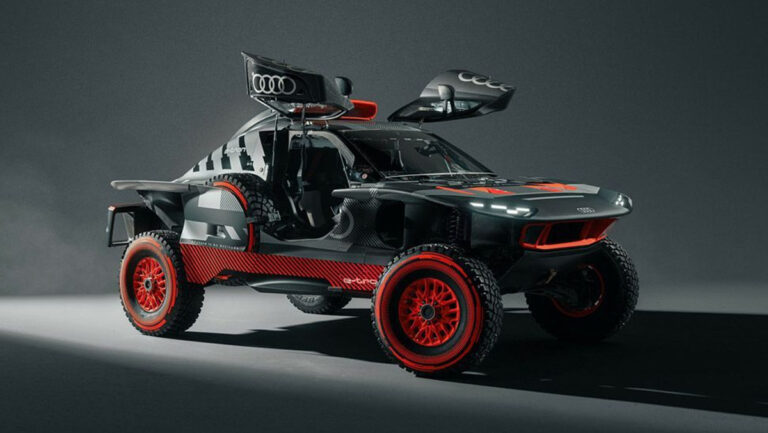 Lee más sobre el artículo Audi RS Q e-tron E2, una evolución monstruosa para ganar el Rally Dakar 2023