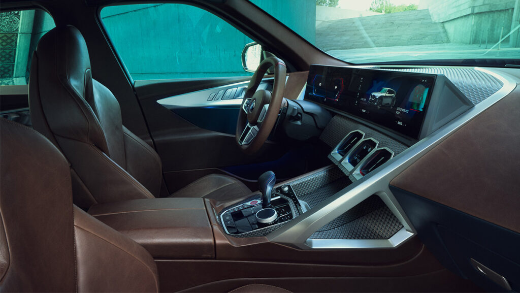 Interior de la BMW XM Concept