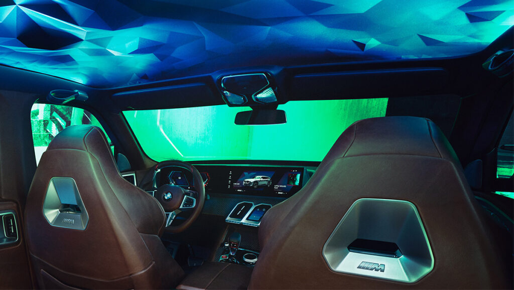 Interior de la BMW XM Concept