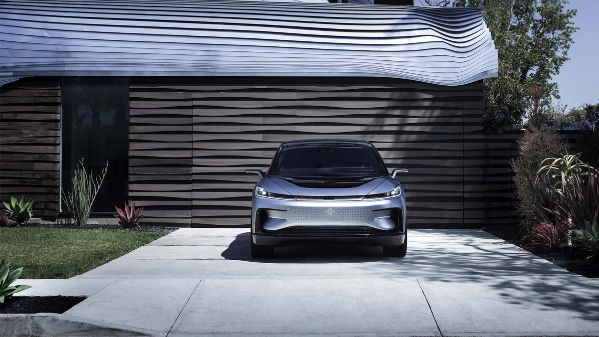 Exterior de la Faraday Future FF 91