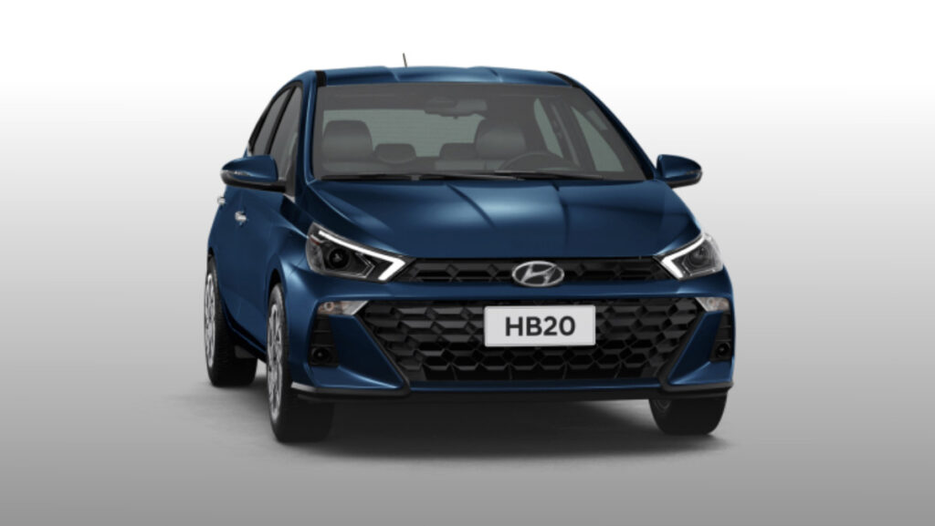 Exterior del Hyundai HB20 Hatchback 2023