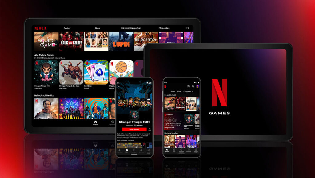 Netflix Games en múltiples dispositivos