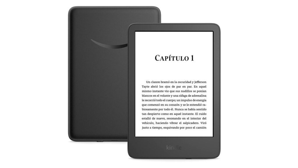 Diseño frontal y trasero del Amazon Kindle 2022
