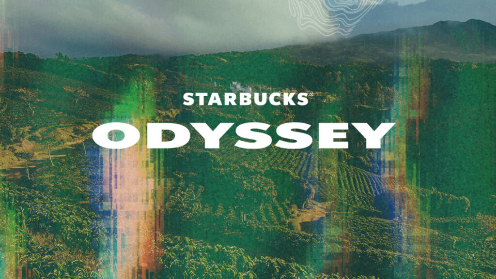 Starbucks Odyssey material promocional
