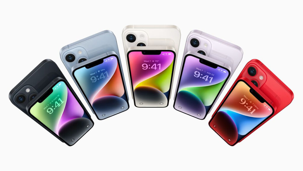 Colores del iPhone 14