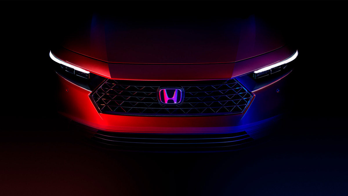 Diseño frontal del Honda Accord 2023