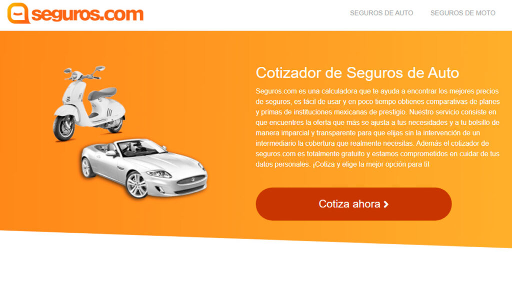 Seguros.com está entre los mejores comparadores de seguros de auto en México 2022