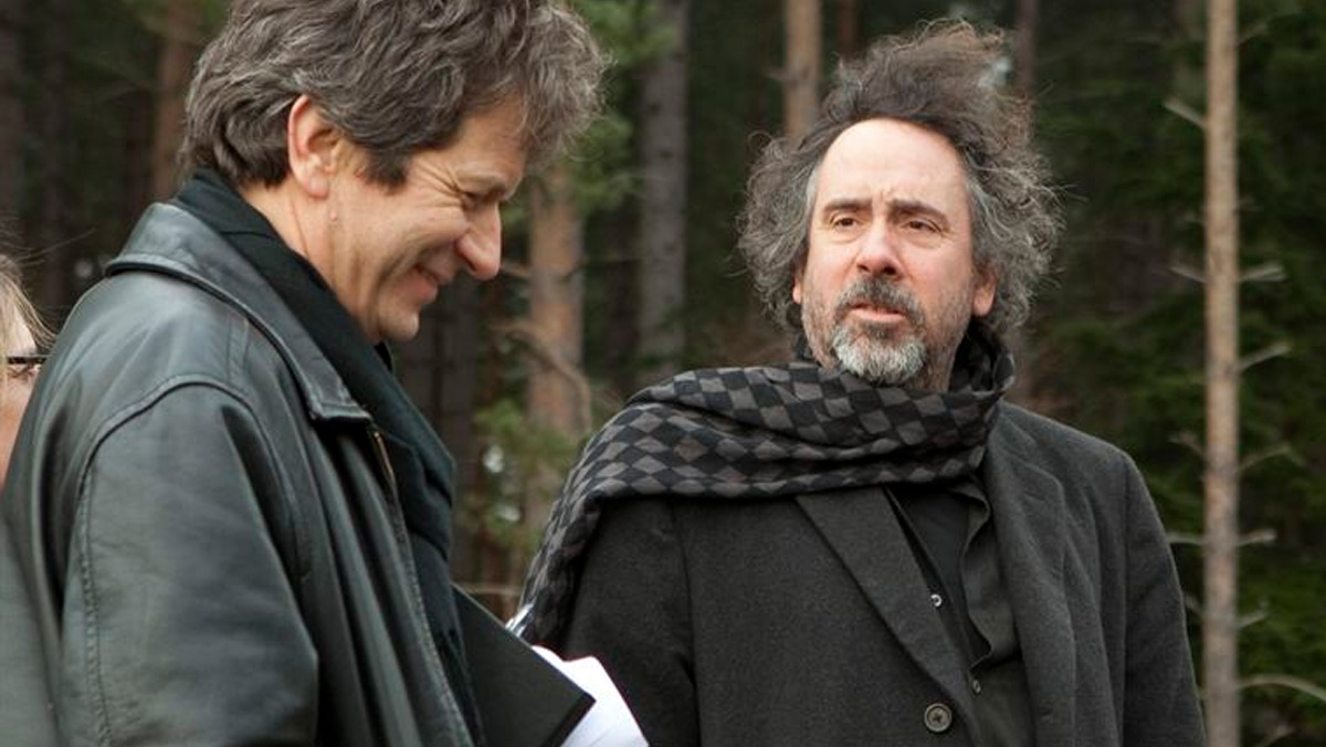 Tim Burton en rodaje