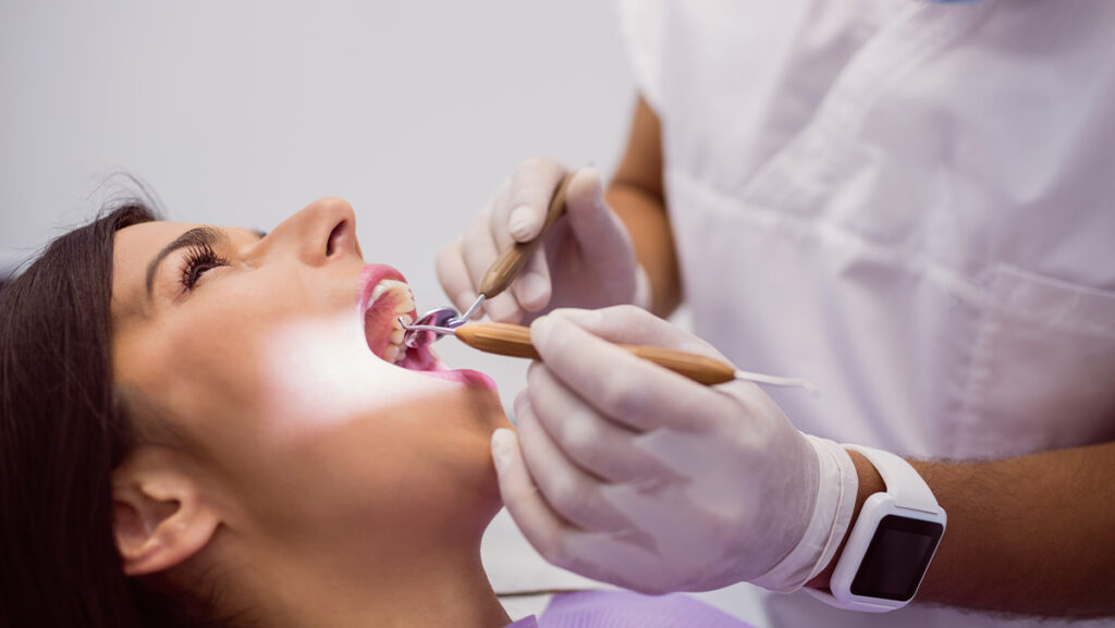 Paciente en el dentista