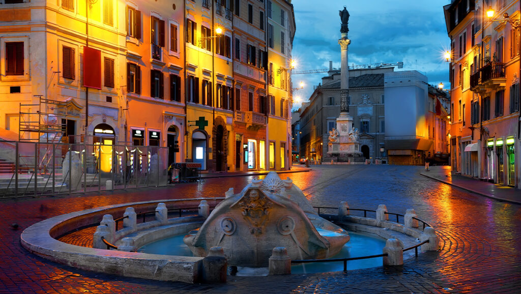 Plaza de España en Roma