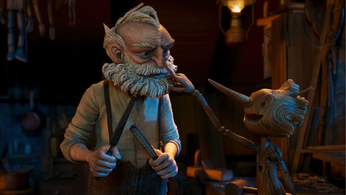 Escena de Pinocho de Guillermo del Toro