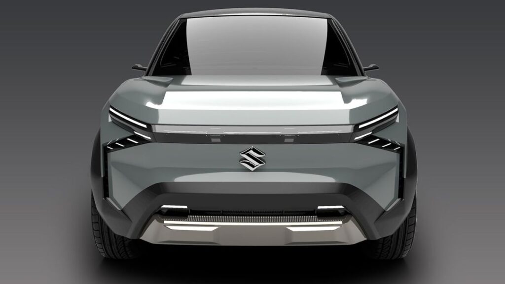 Diseño frontal de la Suzuki eVX Concept
