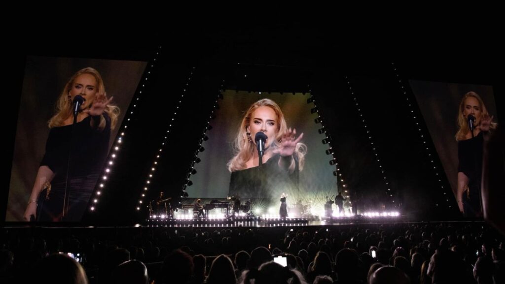 Adele en concierto