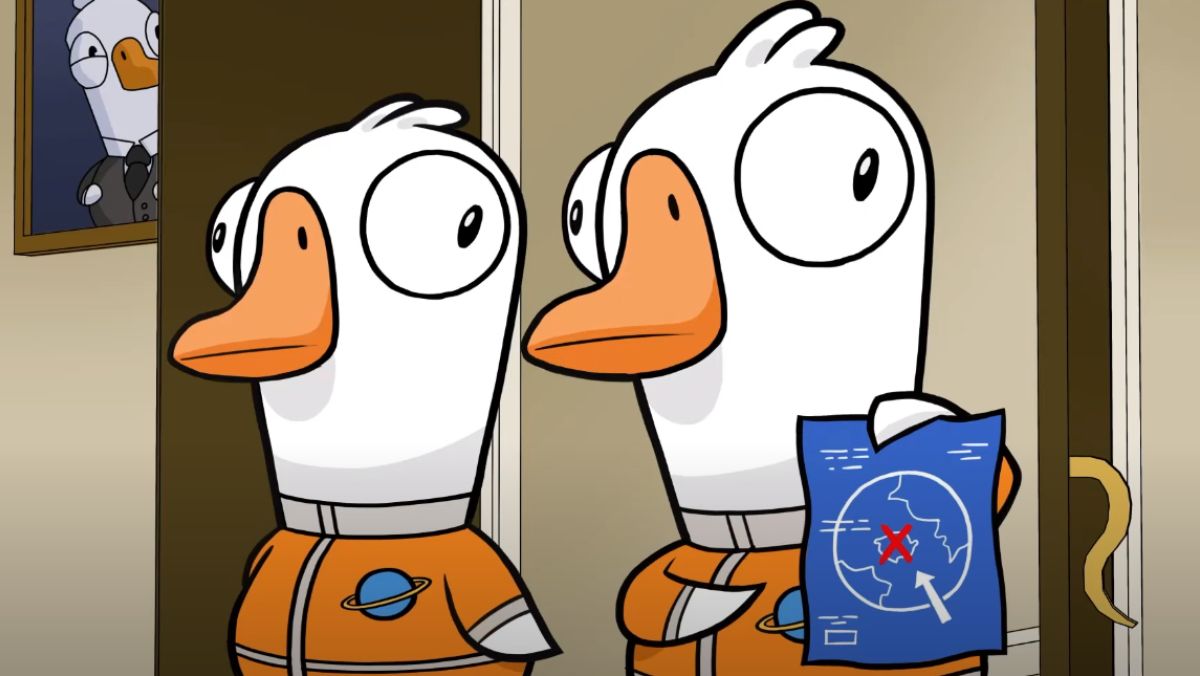 Captura de videojuego de gansos y patos