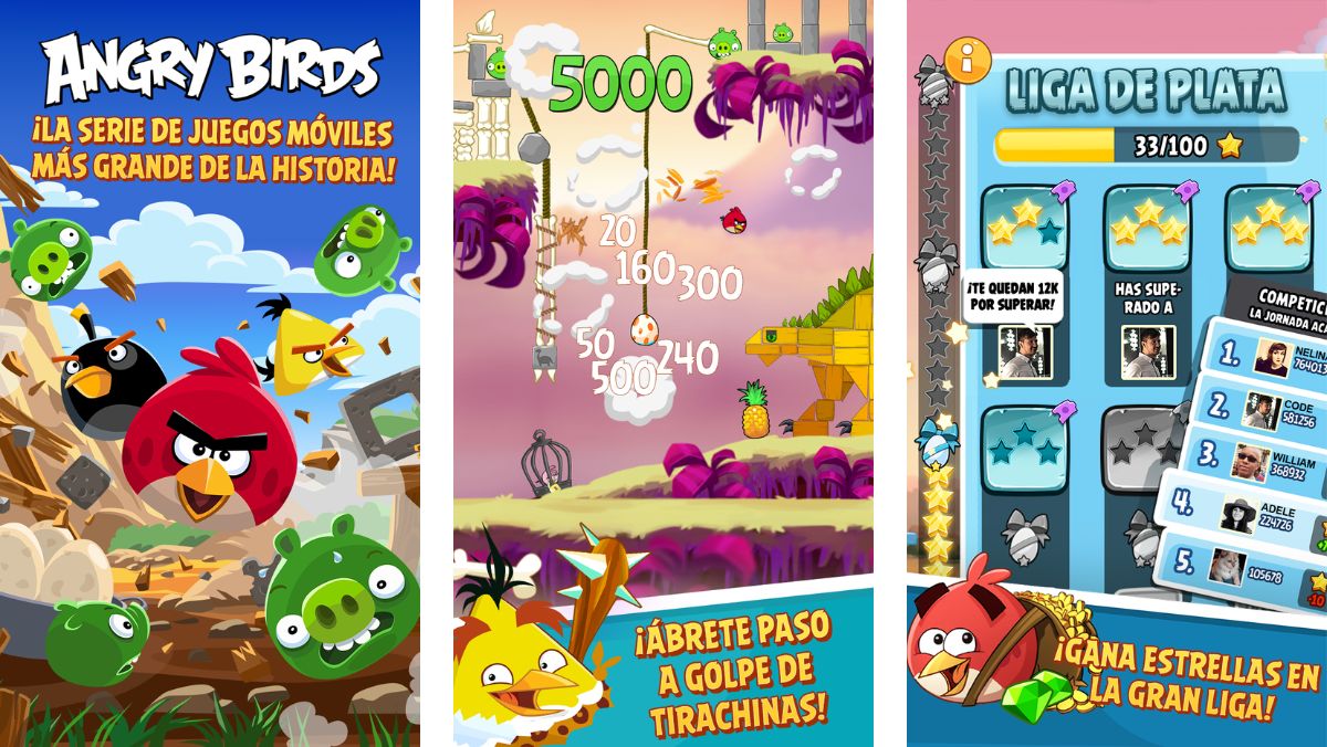 Capturas oficiales de Angry Birds