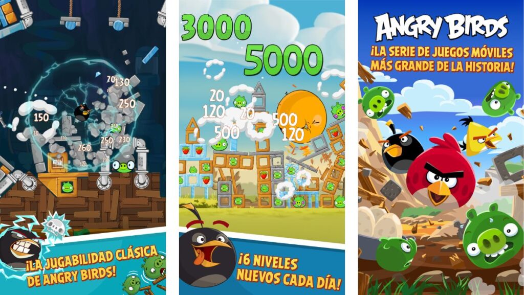 Capturas oficiales de Angry Birds