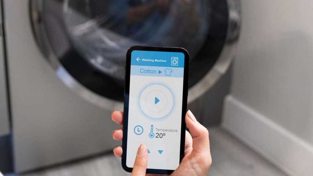 Lavadora inteligente control mediante celular