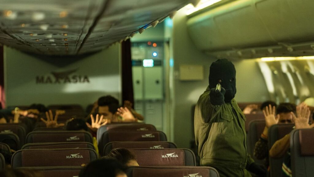 Escena de El vuelo de los ladrones