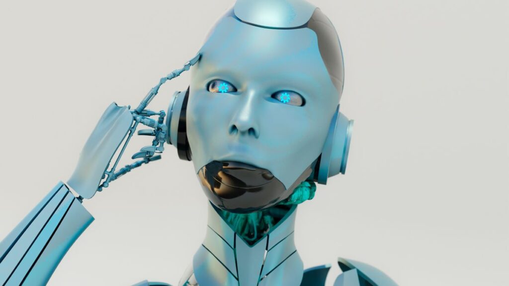 Robot que representa inteligencia artificial