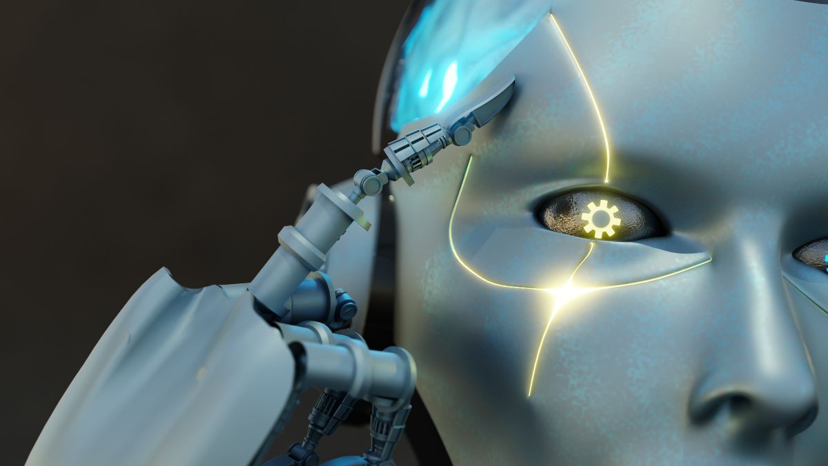 Robot que representa inteligencia artificial