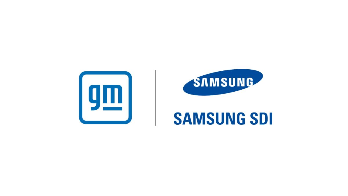 Logos de GM y Samsung SDI