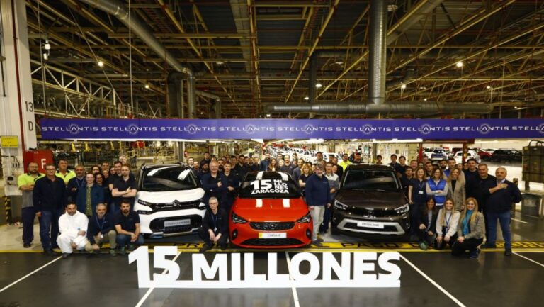 Lee más sobre el artículo Stellantis Zaragoza alcanza los 15 millones de coches fabricados