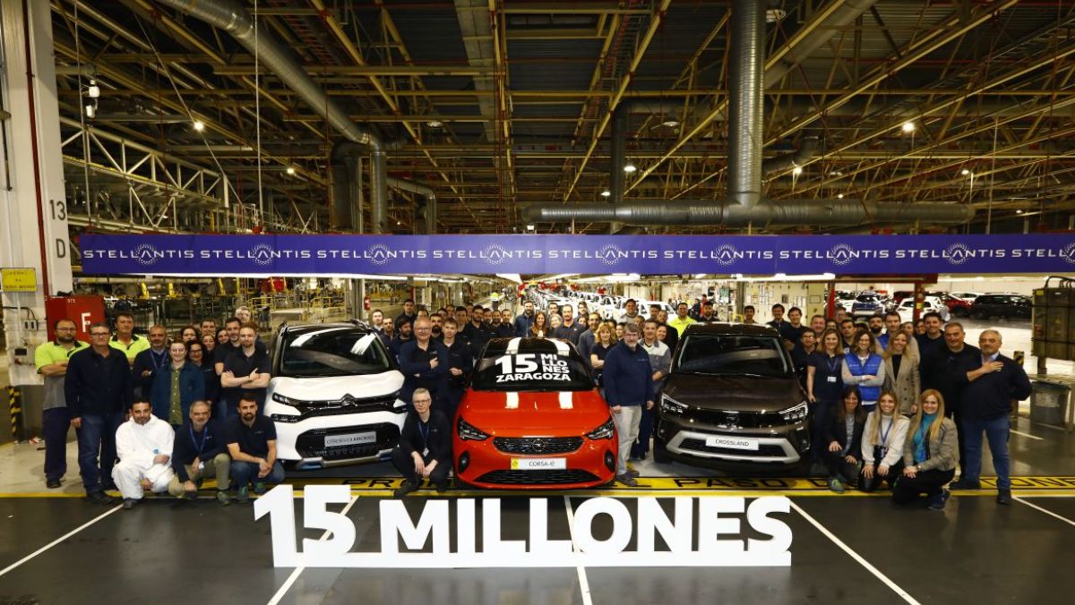 Stellantis Zaragoza alcanza los 15 millones de coches fabricados