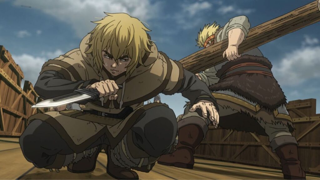 Escena de Vinland Saga Temporada 1