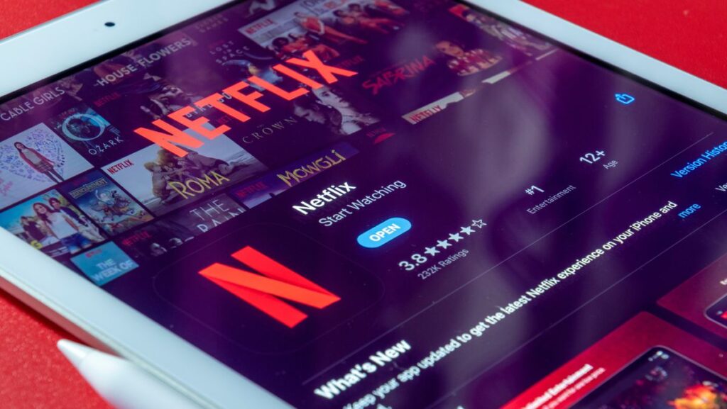 Netflix en tablet