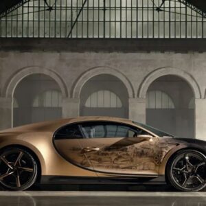 Lee más sobre el artículo Bugatti Chiron Super Sport Golden Era: arte sobre un superdeportivo