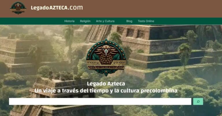 Lee más sobre el artículo Legado Azteca: la web que te revela todo sobre la cultura azteca