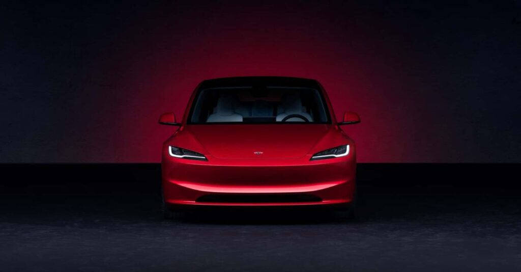 Tesla Model 3 actualización