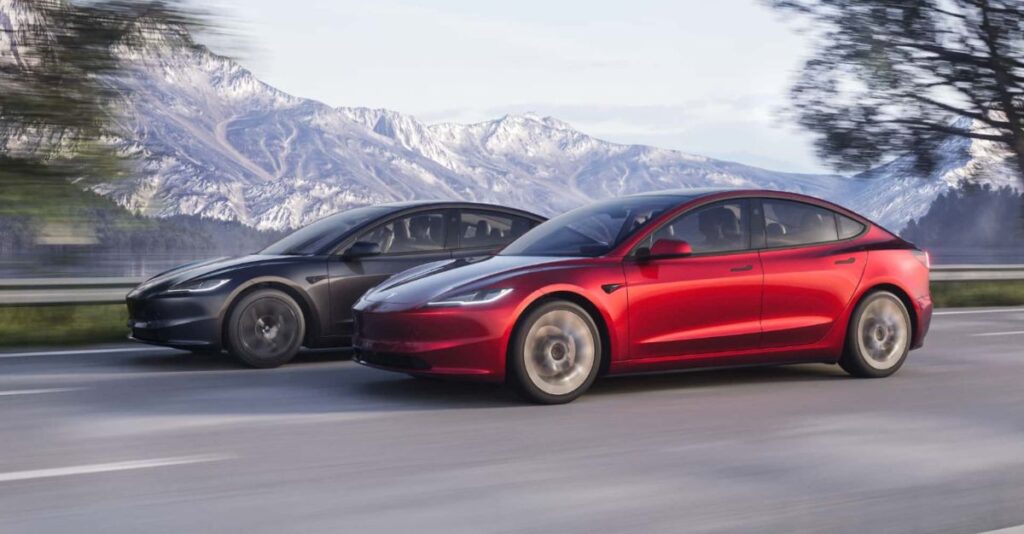 Tesla Model 3 actualización