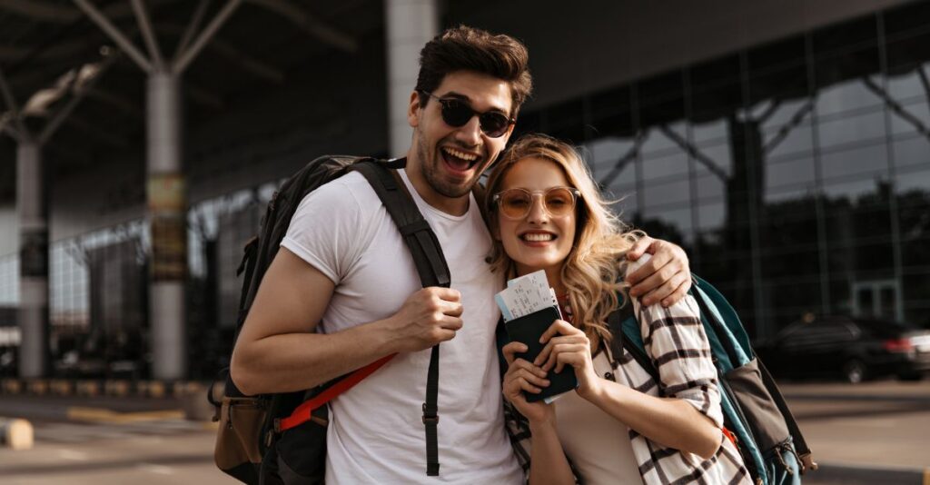 Pareja de turistas