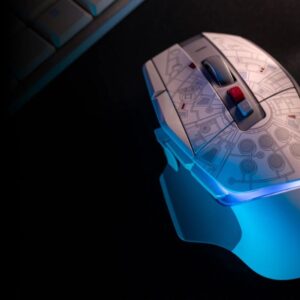 Lee más sobre el artículo Logitech G502 X Plus Millenium Falcon, ¡el Halcón Milenario se convierte en mouse de computadora!