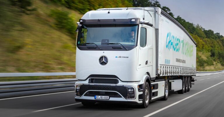 Lee más sobre el artículo ¿Cómo es el nuevo Mercedes-Benz eActros 600? El nuevo camión eléctrico que ofrece hasta 500 km de autonomía