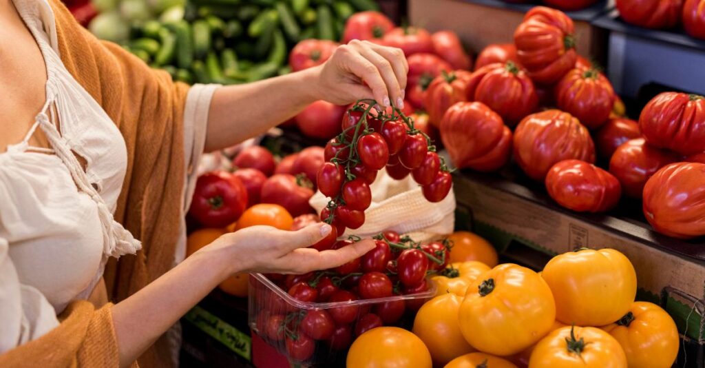 Alimentos en el mercado